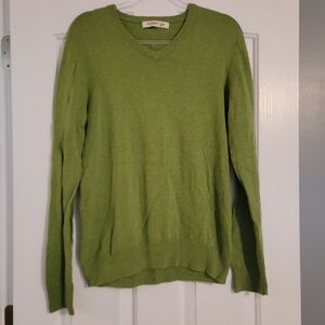 Old Navy Green V-Neck Sweater